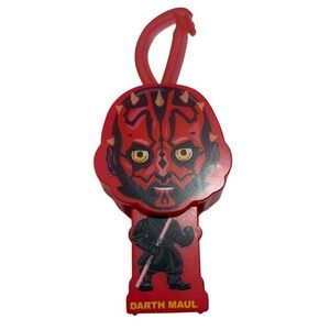 2019 Star Wars‎ Darth Maul McDonalds Happy Meal Keychain Backpack Clip 4" x 2"
